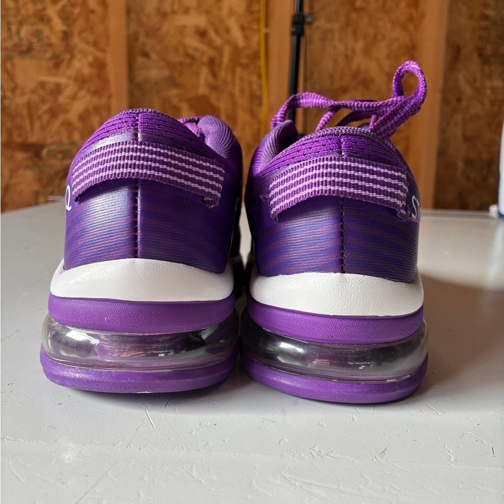 STQ Lightweight Air Cushion Shoes, Road Running w/ Arch Support Dark Purple 5.5 - Picture 5 of 13